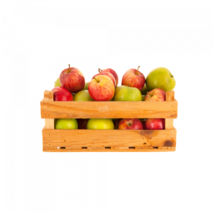caisse de 10 kg de pommes en mélange