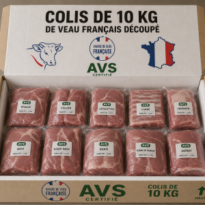 Colis Veau Français 10 kg - certifié AVS